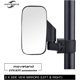 thumbnail image 3 of Espejos retrovisores laterales UTV actualizados 2022, vista trasera amplia ajustable y transparente con vidrio templado a prueba de roturas Moveland UTV Off Road Accesorios compatibles con Polaris RZR, 3 of 5