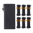 thumbnail image 1 of Guylines Tent Cords Cuerda ligera de campamento para al aire libre Negro Sunnimix Cuerda de tienda Guyline, 1 of 8