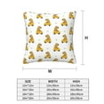 thumbnail image 2 of Throw Pillow Covers, Car Capybaras Soft Square Pillow Cases with Invisible Zipper for Couch Bed Sofa, Farmhouse Fall Home Decor 20"x20", 2 of 7