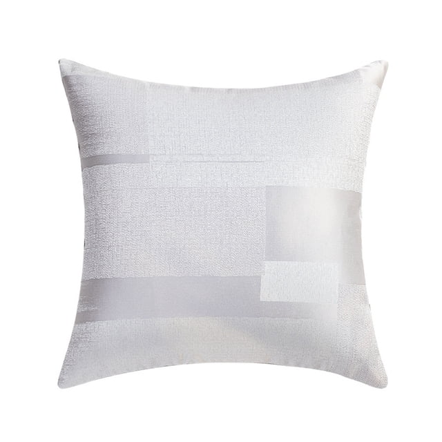 Fundas de almohada decorativas de lino y algodón, funda de cojín para banco de sofá