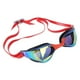 thumbnail image 2 of Gafas de natación para adultos, sin fugas, protección UV, gafas de carreras para nadar, lentes de alta definición, color rojo, 2 of 12