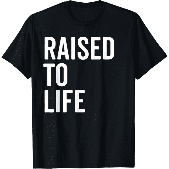 Raised To Life Shirt Christian Baptism New Believer Gift Tee Mens T-Shirt100%Cotton