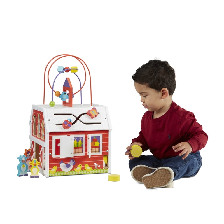 Melissa & Doug First Play Slide Sort & Roll Barn photo 8