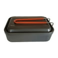 thumbnail image 1 of Fiambrera con tapa con mango antiescaldado, cajas de comida de 900ml para Almuerzo Bento Box para acampar, senderismo, viaje, Picnic, 1 of 9