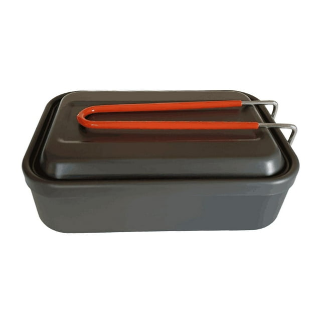 Fiambrera con tapa con mango antiescaldado, cajas de comida de 900ml para Almuerzo Bento Box para acampar, senderismo, viaje, Picnic