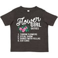 thumbnail image 3 of Inktastic Flower Girl Wedding Duties Girls Toddler T-Shirt, 3 of 5