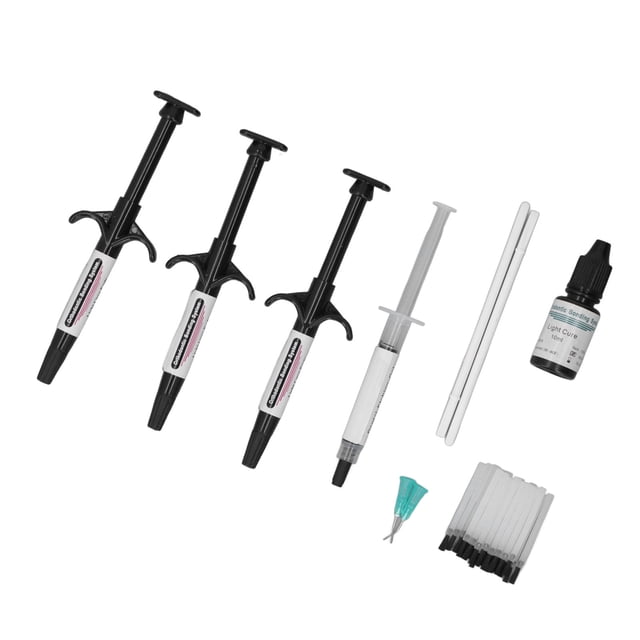 Cemento Dental De Resina Adhesiva, Jeringa De Curado De Adhesivo Dental Multiusos Para Material Compuesto