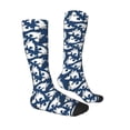 thumbnail image 3 of Fotbe Shark print Women's Men's Novelty Crew Socks Cotton Socks Knee High Socks for Walking,Running,Nurses,Pregnancy, 3 of 9