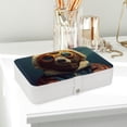 thumbnail image 6 of Bear PU Leather Necklace Holder with Removable Compartment and Portable Organizer Box Jewelry Display Case Jewelry Boxes, 6 of 6