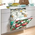 thumbnail image 2 of Yayeee Magnetic Dishwasher Cover for The Front Decoration Home Kitchen Machine Sticker Protector, Red Apple Pattern, 2 of 6