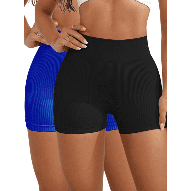 Set De 2 Biker Short Mujer Unitalla Shores Deportivos Dama Chores Gym