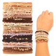 thumbnail image 1 of Lazos para el cabello para mujeres Pulseras bohemias neutras multicolores Lazos para el cabello para cabello grueso o fino Lindos lazos para el cabello para coleteros Sin daños Accesorios para el cabe, 1 of 5