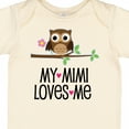 thumbnail image 4 of Inktastic My Mimi Loves Me Girls Owl Girls Baby Bodysuit, 4 of 5