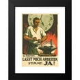 thumbnail image 2 of Jules Courvoisier 11x14 Black Modern Framed Museum Art Print Titled - February 17 - Factory Act (Art. 41) - Let Me Work, Right; Yes! (1924), 2 of 5
