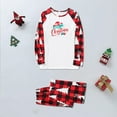thumbnail image 2 of Odeerbi Matching Family Christmas Pajamas Sets Parent-Child Xmas Jammies Set Printed Warm Home Wear Two-piece Set Loungewear Sleepwear for Mom, 2 of 8