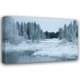 thumbnail image 1 of Erin Berzel 32x23 Gallery Wrapped Canvas Wall Art Titled - Winter on the Lake II, 1 of 4