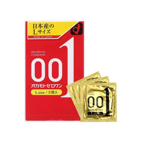 Okamoto 0,01 condom L Taille 3