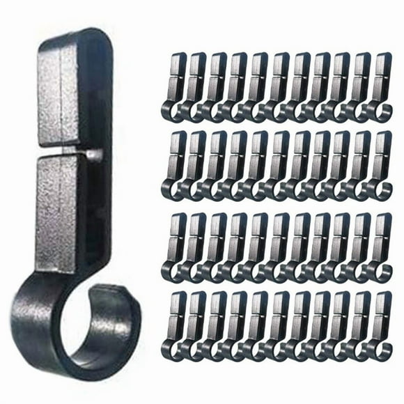 Clips de Casco para LáMpara Luz de Cabeza Clips de Luz para Sombrero Duro, Accesorio de Casco, Gancho de Montaje Fácil para Casco, Correa para Gorra 500 Piezas