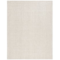 SAFAVIEH Martha Stewart Solid Area Rug, Ivory/Grey, 8' x 10'