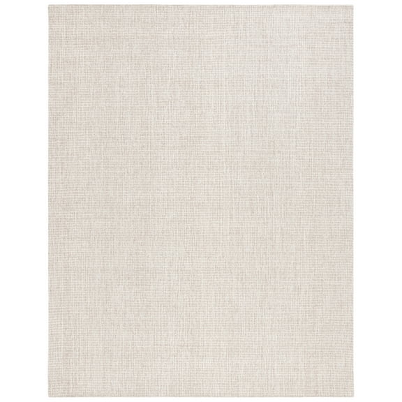 SAFAVIEH Martha Stewart Solid Area Rug, Ivory/Grey, 8' x 10'