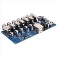 thumbnail image 3 of Concentrador USB 2.0 Divisor de 1 A 7 Puertos. Módulo Concentrador USB 2.0 de A Puertos con Puerto de Alimentación de 9-24 V, Conectar y Usar, Color Azul., 3 of 5