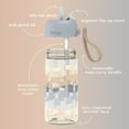 thumbnail image 3 of bentgo Whimsy & Wonder Plastic Water Bottle 15 oz. Checker Gradient (BGKDWB1-CHK), 3 of 8