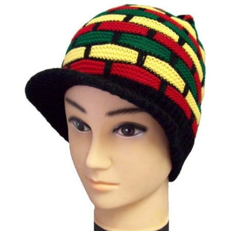- Reggae Rasta Bob Marley Style Beanies Winter Caps Hats - Gifts (Wca1210A*)