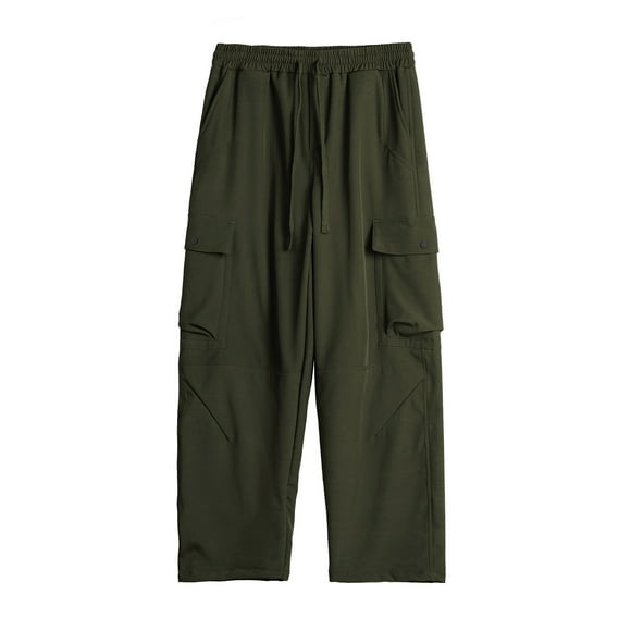 Kalauyu Men's Cargo Sweatpants Joggers Casual Pants with Pockets for Hiking Athletic