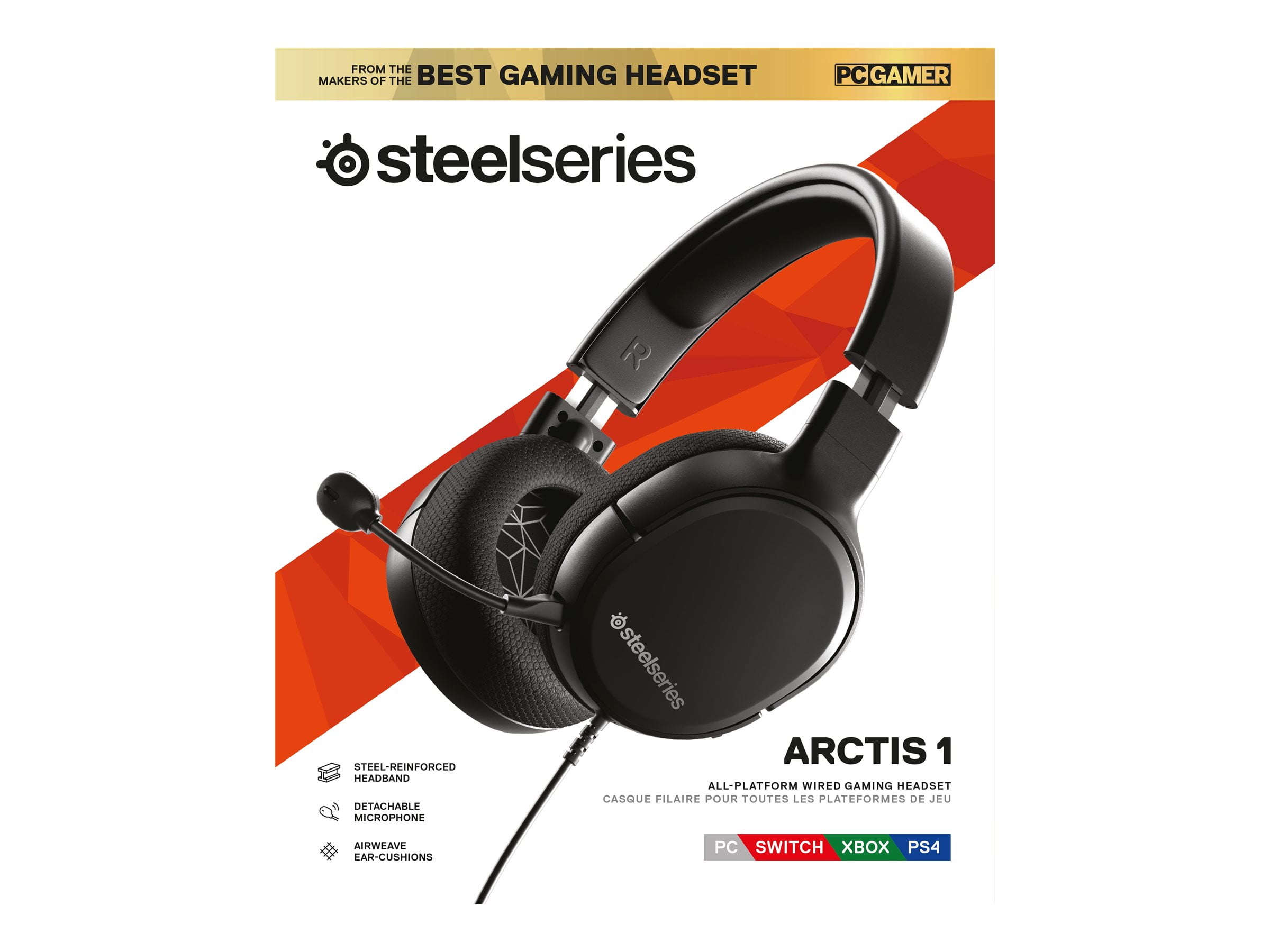 module titel doen alsof SteelSeries Arctis 1 Wireless Gaming Headset - USB-C Wireless - Detachable  Clearcast Microphone - for PS4, PC, Nintendo Switch and Lite, Android -  Black - Playstation 4 - Walmart.com