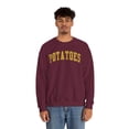 thumbnail image 5 of Potato Sweatshirt Gifts Crew Neck Shirt Long Sleeve Unisex, 5 of 7