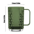 thumbnail image 2 of Toothbrush Cup with Handle Transparent 450ml Mouthwash Rinse Cup Durable PET Plastic Bathroom Wash Cup, 2 of 6