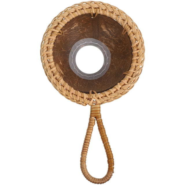 Infusor de té de cáscara de coco, colador de té natural con mango largo, accesorio para juego de té Kung Fu