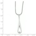 thumbnail image 3 of Primal Silver Sterling Silver Rhodium-plated 0.01 Cttw Diamond Necklace, 3 of 5