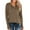 Khaki women tops 71, variant on Wycnly Button Henley Top for Women Casual Solid Crewneck Long Sleeve Tshirt Spring Breathable Pullover Sweatshirts Womens Tops Dressy Casual