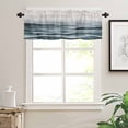 thumbnail image 7 of Kitchen Curtains and Valances Set, Rod Pocket Window Valance 18 Inch Window Curtain Panels for Living Room Bedroom Laundry, 27.5x36in, 3 Pieces, 7 of 7