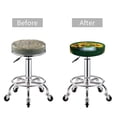 thumbnail image 3 of Sunflowers in Bucket Round Bar Stool Seat Covers, Elastic Round Chair Cover Stool Seat Slipcover Bar Stool Cushions Round Pad for 12-14 inch, 3 of 5