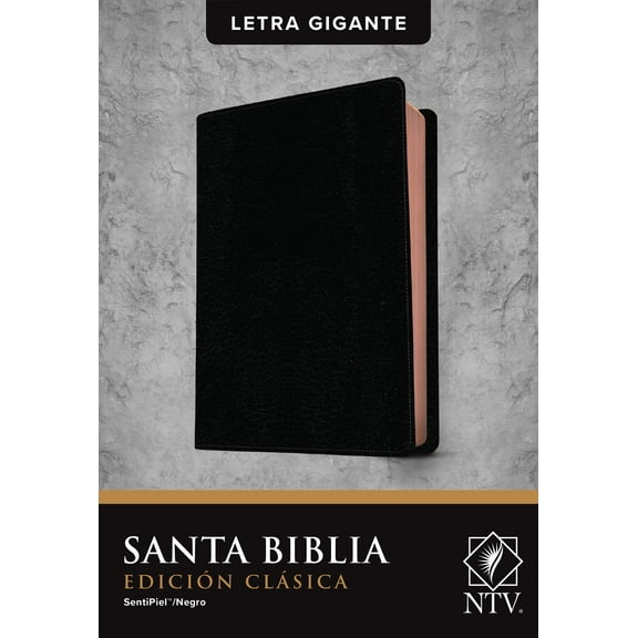 NTV Holy Bible  Classic Edition (Santa Biblia  Edicion Clasica)-Black LeatherLike