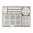 thumbnail image 4 of Techinal Plateau Roulant en Résine Époxy Moule Rectangulaire Moule en Silicone Bricolage Artisanat Support de Bijoux Planche de Service Outil de Fabrication, 4 of 9
