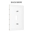 thumbnail image 2 of Disketp Cute Coffee Bean Print Decorative Light Switch or Outlet Wall Plate with Safety Cover-Style T, 2 of 6