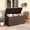 Brown, variant on ELLEGNT All-weather Deck Box, 100 Gallon Outdoor Storage Box with Lockable Lid, 2-in-1 Patio Bench and Storage Bin for Cushions, Garden Tools, Pool Accessories, Black
