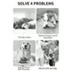 thumbnail image 3 of 1pc Dog Toy Pine Cone Shape Squeaky Grinding Teeth Solid Rubber Ball For Pet Training And Playing, Suitable For Golden Retrievers And Teddy Dogs, 3 of 5
