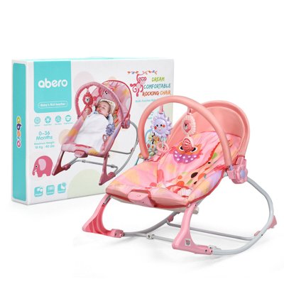Buy Gymax Adjustable Infant Rocker Bouncer Baby Rocking Chair Toddler W Awning Pink Online In Taiwan 574432255