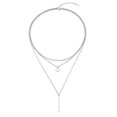 thumbnail image 1 of Women Choker Pendant Layered Necklaces Adjustable Set Punk Pearl Accessory for Women, 1 of 2