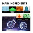 thumbnail image 2 of Xhegex Glow in The Dark Spray Paint, Clear Reflective Waterproof Outdoor Fluorescent Night Paint That Glows Green for Bike -100ml, White, 2 of 9