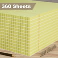 thumbnail image 3 of 12 Pack Yellow Legal Pads 8.5 x 11.75 College Ruled Yellow Note Pad Narrow Ruled 30 Sheets Notepads Perforated Writing Pad Clear Print 8x11 Legal Pads Pads of Paper, 3 of 14