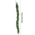 thumbnail image 3 of Moocorvic Artificial Norfolk Pine Garlands 4.92ft Christmas Decorations Winter Green Artificial Greenery Garland for Mantle, Table, Wall, Indoor, 3 of 7