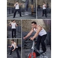 thumbnail image 5 of WQD Mens Cargo Sweatpants Baggy Gym Sweat Pants Drawstring Wide Leg Casual Lounge Pants with Pockets, 5 of 6