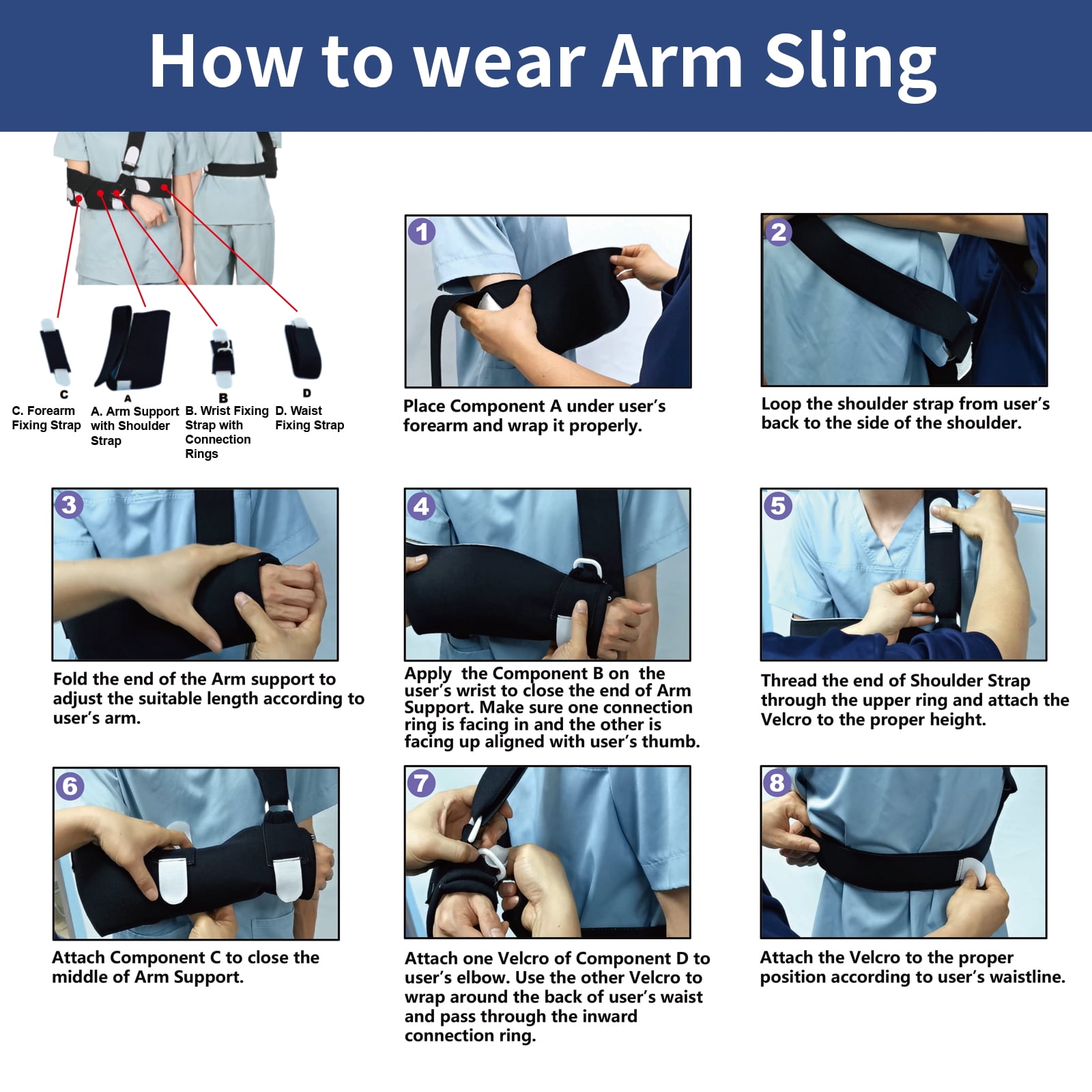 Shoulder Sling: Uses, How to Wear One, Mistakes