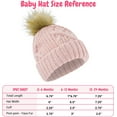thumbnail image 6 of Rising Star Infant Hat and Baby Mittens Winter Set for 0-24 Months - Blush, 6 of 8