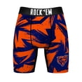 thumbnail image 2 of Men's Rock Em Socks  Orange Chicago Bears Game Paint Boxer Briefs, 2 of 3